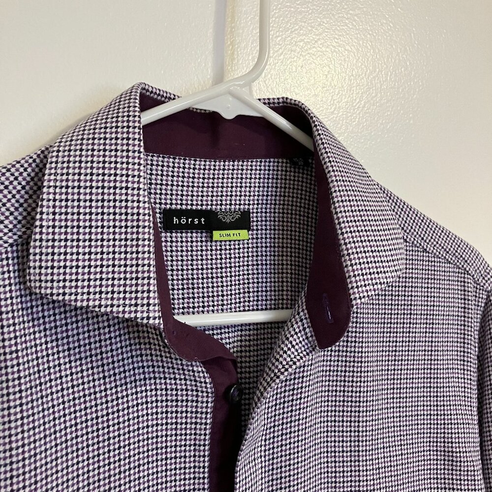 Hörst Men's Dress Shirt Size 15.5 Long-Sleeve Button Down